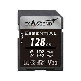 Exascend Essential Secure Digital UHS-I V30 A1 128GB