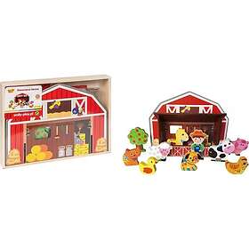 SMILYPLAY Wooden Farm Playset 5905375849467