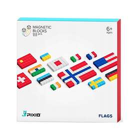 Pixio Flags Stories Magnetic Blocks 30105