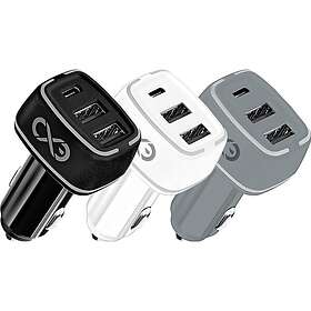 Orno EXCLIGH2UPD Billaddare 2xUSB+PD 35W