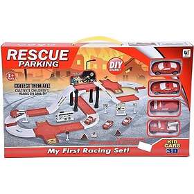 Adar Rescue Parking Set with 4 Vehicles