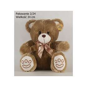 DEEFIINE Nalle Med Satin Kort 34cm (DEEF 57744)