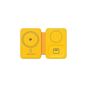 Wekome WP-U172 3-in-1 Wireless Charger Magnetic WK-WP-U172_YELLOW