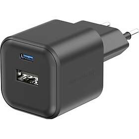 Swissten Matkalaturi GaN USB-C PD / USB-A QC 20W