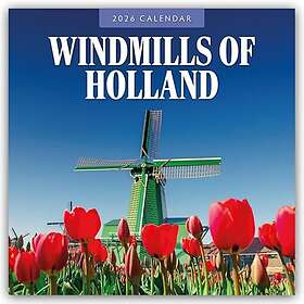 J&T Windmills Windmills of Holland Väggkalender 2026