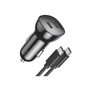 Choetech TC0008 Billaddare Dubbel USB-C