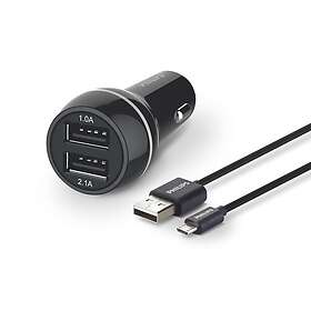 Philips DLP2357U/10 Dobbelt USB Biloplader 5W