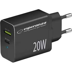 Esperanza EZC105K Chargeur Secteur 20W