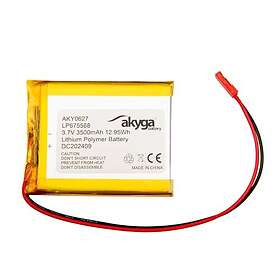 Akyga Polymère de lithium 3500mAh 3,7V