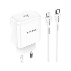 Blue Power BBN3 QC Vegglader med Lightning-kabel 20W