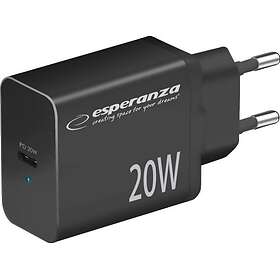 Esperanza Quick Power Charger EZC104K USB-C PD 20W