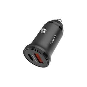 Hune Topo AT-ACC-CC-041NOC Dubbel USB-C & USB Billaddare 45W