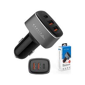 Montis MT125 Billaddare 2x USB Typ A + USB Typ C 56W