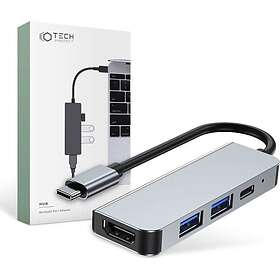 Tech-Protect USB-C Hub THP810GRY