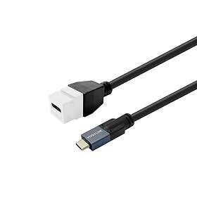 VivoLink USB-C till USB-C 0.5m