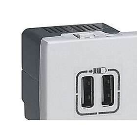 Legrand Mosaic USB-laddare 15W
