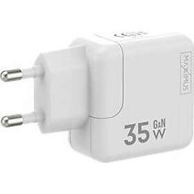 Maxximus Mx Burst GaN Seinälaturi USB-C-kaapelilla 35W