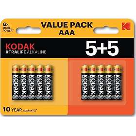 Kodak Xtralife Alkaline AAA / R03 10-pack