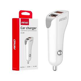 AMiO -03874 Autolaturi 2x USB-A 10.5W