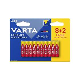 Varta Longlife Max Power AAA 10-pack