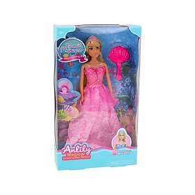 LEANToys Anlily Mermaid Princess Docka med Borste