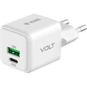 Yenkee VOLT YAC G38 Wall Charger with USB-C and USB-A 20W