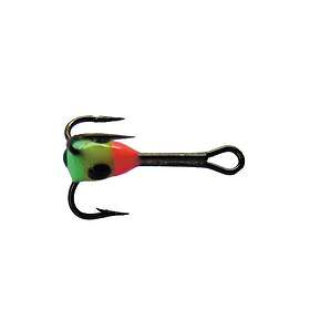 Wiggler Lyspropper Isfiske Lure Rød/Gul/Lime 2-pack