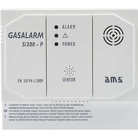 AMS S/200-P Gassdetektor Alarm 230Vac Frittstående