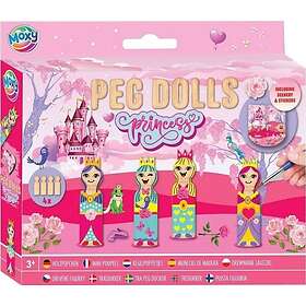 Grafix Princess Paint Your Own Peg Dolls Set