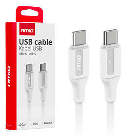 AMiO USB-C - USB-C 60W 2.0m