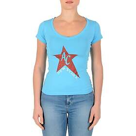 ANDY Andrew Charles By Hilfiger Tapiwa Azure Short Sleeve T-shirt (Women's)