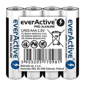 Everactive Pro Alkaline AAA/LR03 4-pack
