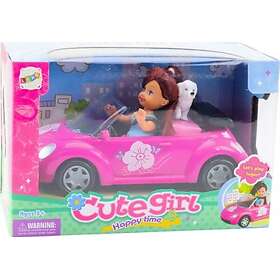 Lean Toys Docka Bil Cabriolet Set