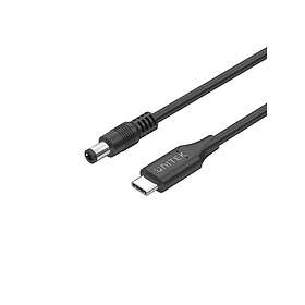 Unitek C14119BK-1.8M USB-C till DC 5.5mm Strömkabel 1.8m