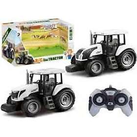 Lean Toys RC Traktor 2.4G Ljud Vit