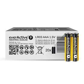 Everactive Industrial Alkaline AAA 40-pack