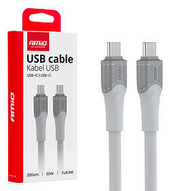AMiO USB-C - USB-C USB 2.0 60W 2.0m