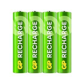 GP Batteries Rechargeable AAA 800mAh 4-pack