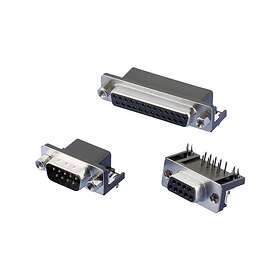 W&P 107-15-2-1-00 D-Sub Stiftlist 90° Polnummer: 15 Lödstift Vinklade 1 St Adapter