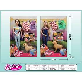 Maksik Docka med Hund Picknick