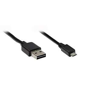 Alcasa electronik 2510-EUM03 USB-A till Micro-USB B USB 2.0 3m