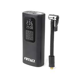 AMiO Kannettava Sähköinen Ilmakompressori LED-virtapankilla ja USB-C:llä