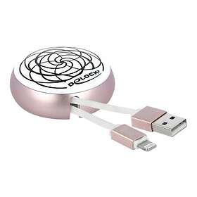DeLock 85817 USB-A till Lightning kabel 0.92m infällbar
