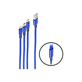 Shiverpeaks BS14-50071 USB-A til USB-C til Micro-USB 1.2 m