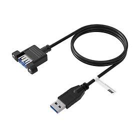 EFB-Elektronik K5265SW.0,5V2 USB-A till USB-A USB 3.2 Gen 1 0.5 m