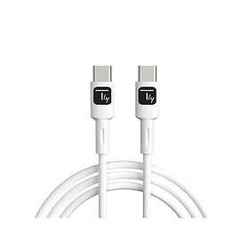 Techly ICOC-MUSB20-C60W1 USB-C till USB-C USB 2.0 1m