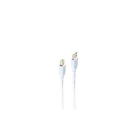 Shiverpeaks BS77025-W USB-A till USB-B USB 2.0 5 m