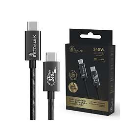 Extralink CABESL05 USB-C till USB-C USB 2.0 40Gbps 2m