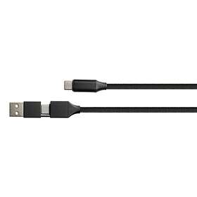 Python PY-USB002S USB-C till USB-A USB 2.0 1.0 m
