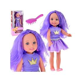 Yokomisiad Kuningatar Violetit Hiukset Nuken 38cm ZA4766